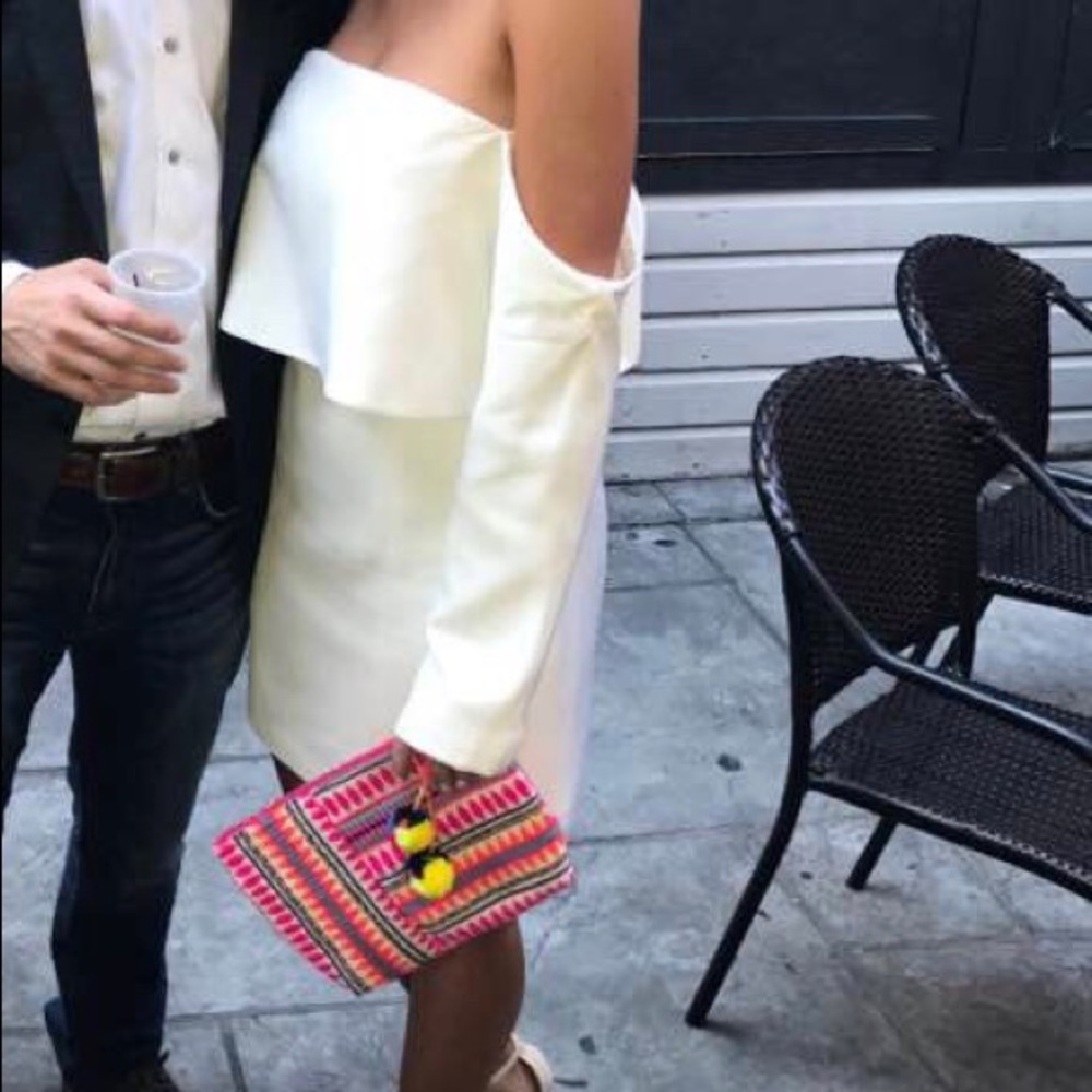 Keepsake The Label off-the-shoulder cocktail dress